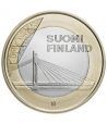 moneda Finlandia 5 Euros 2012. Puente de las Candelas.