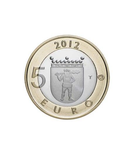 moneda Finlandia 5 Euros 2012. Puente de las Candelas.