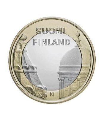 moneda Finlandia 5 Euros 2012. Catedrales.
