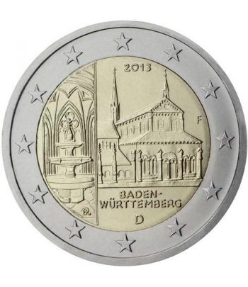 moneda conmemorativa 2 euros Alemania 2013. 5 monedas.