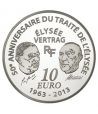 Francia 10 € 2013 Europa 50 Aniversario Tratado del Eliseo.