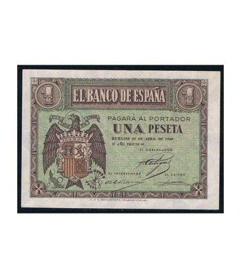 (1938/04/30) Burgos. 1 Peseta. SC. Serie D3668743.