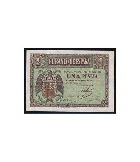 (1938/04/30) Burgos. 1 Peseta. SC. Serie D3668743.
