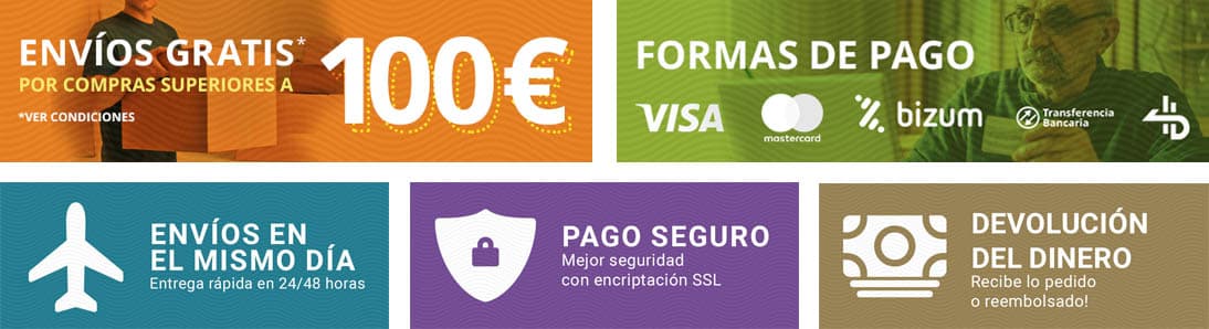 Formas de pago y envio