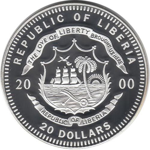 Monedas de plata Liberia