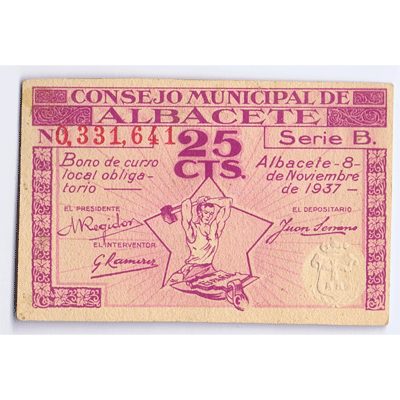 Billetes locales Guerra Civil