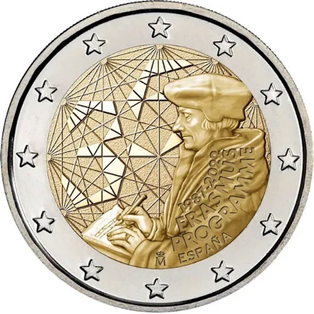 Monedas 2 Euro PROGRAMA ERASMUS