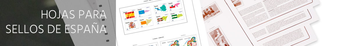 Comprar hojas sellos de España
